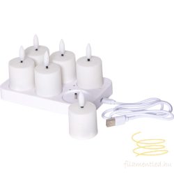 Startrading LED Candle 6 Pack Flamme Charge 061-02