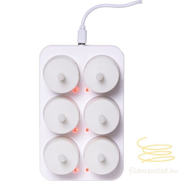Startrading LED Candle 6 Pack Flamme Charge 061-02