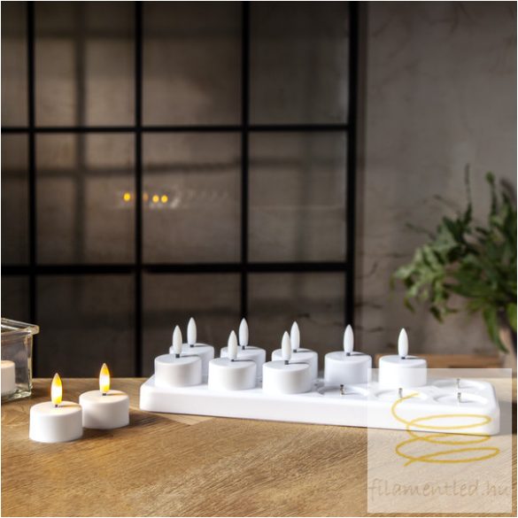 Startrading LED Tealight 12 pack Flamme Charge 061-05