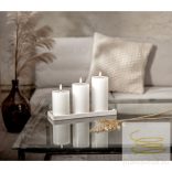 Startrading LED Pillar Candle 3 pack Flamme Charge 061-06