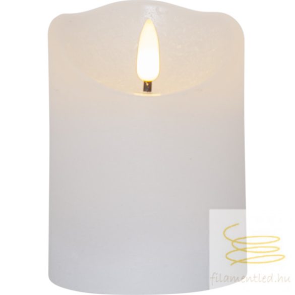 Startrading LED Pillar Candle Flamme Rustic 061-13-1
