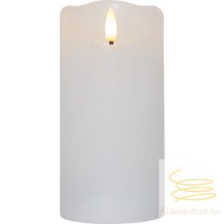 Startrading LED Pillar Candle Flamme Rustic 061-15-1