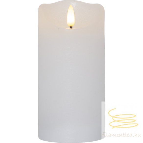 Startrading LED Pillar Candle Flamme Rustic 061-15-1