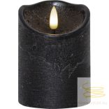 Startrading LED Pillar Candle Flamme Rustic 061-16-1