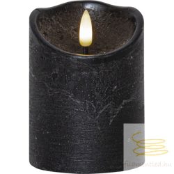 Startrading LED Pillar Candle Flamme Rustic 061-16-1