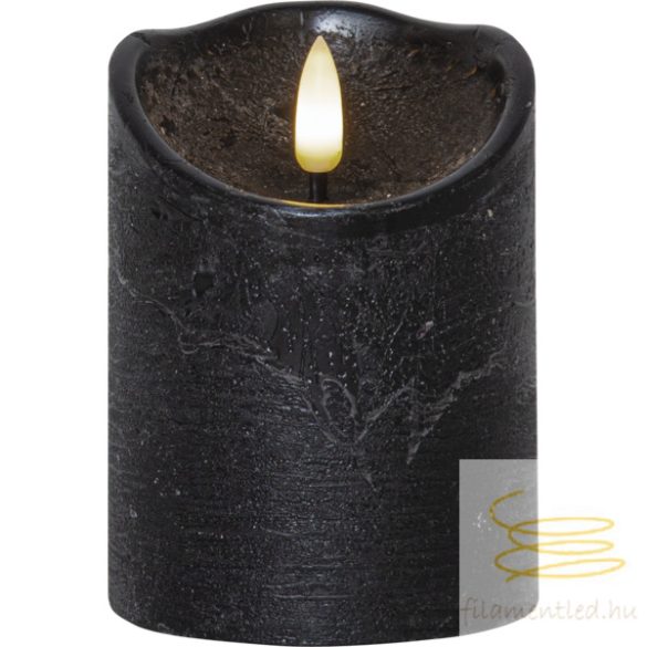 Startrading LED Pillar Candle Flamme Rustic 061-16-1