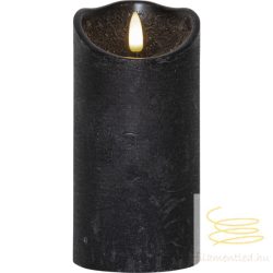Startrading LED Pillar Candle Flamme Rustic 061-18-1