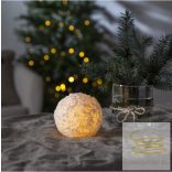 Startrading LED Pillar Candle Snowball 061-31