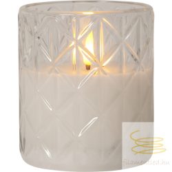 LED Pillar Candle Flamme Romb 061-35
