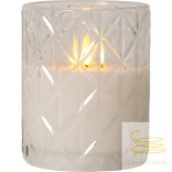 Startrading LED Pillar Candle Flamme Romb 061-36-1