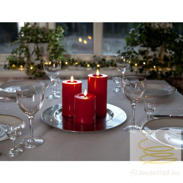 Startrading LED Pillar Candle Flamme Flow 061-45-1