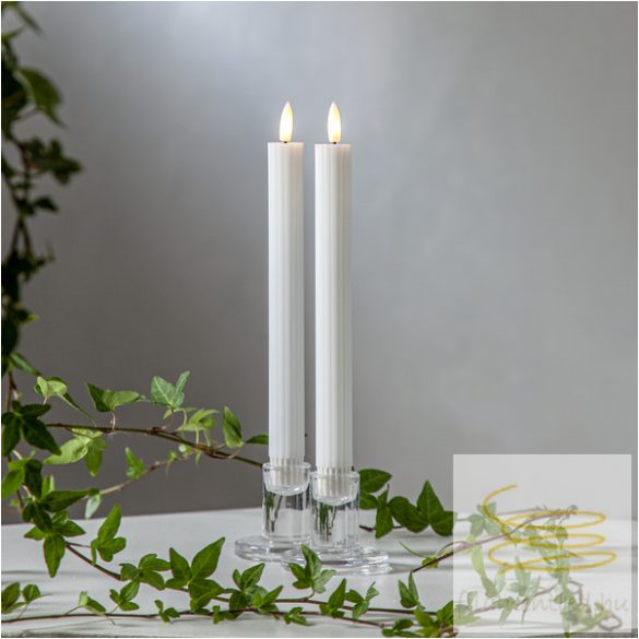 Startrading LED Dinner Candle 2 pack Flamme Stripe 061-63