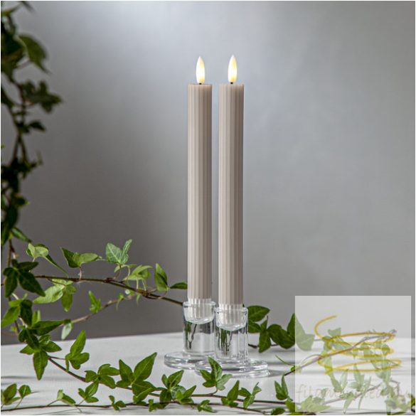 Startrading LED Dinner Candle 2 pack Flamme Stripe 061-64