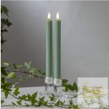 Startrading LED Dinner Candle 2 pack Flamme Stripe 061-65