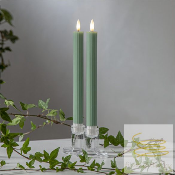 Startrading LED Dinner Candle 2 pack Flamme Stripe 061-65