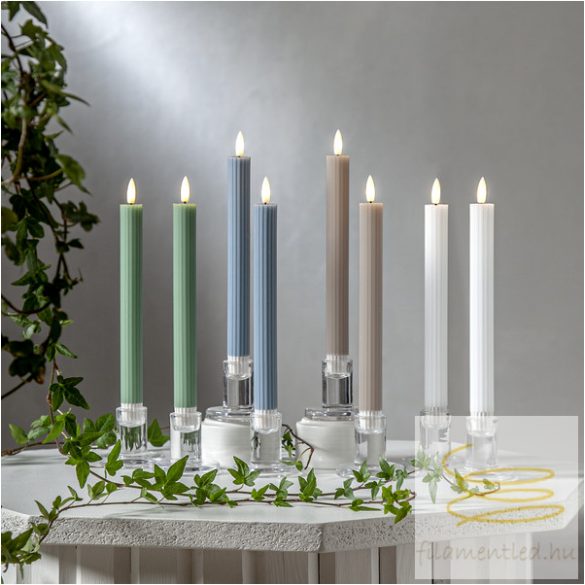 Startrading LED Dinner Candle 2 pack Flamme Stripe 061-65