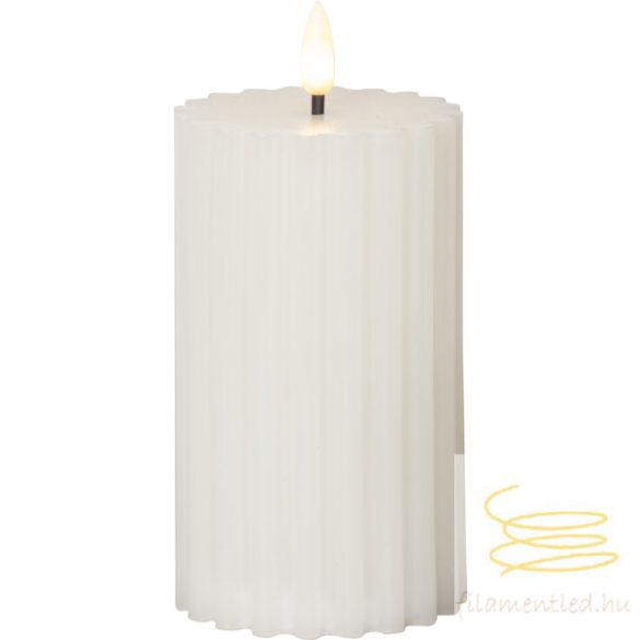 Startrading LED Pillar Candle Flamme Stripe 061-66