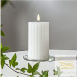 Startrading LED Pillar Candle Flamme Stripe 061-66