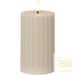 Startrading LED Pillar Candle Flamme Stripe 061-67