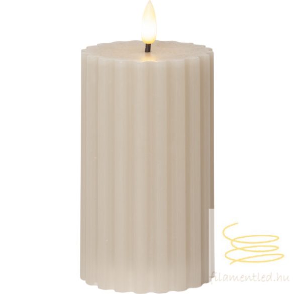 Startrading LED Pillar Candle Flamme Stripe 061-67