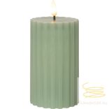 Startrading LED Pillar Candle Flamme Stripe 061-68