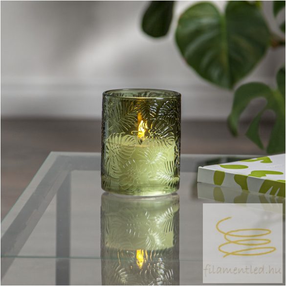 Startrading LED Pillar Candle Flamme Leaf 061-72