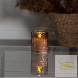 Startrading LED Pillar Candle Flamme Leaf 061-73