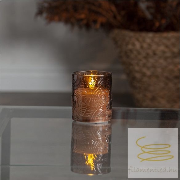 Startrading LED Pillar Candle Flamme Leaf 061-73