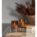 Startrading LED Pillar Candle Flamme Leaf 061-73