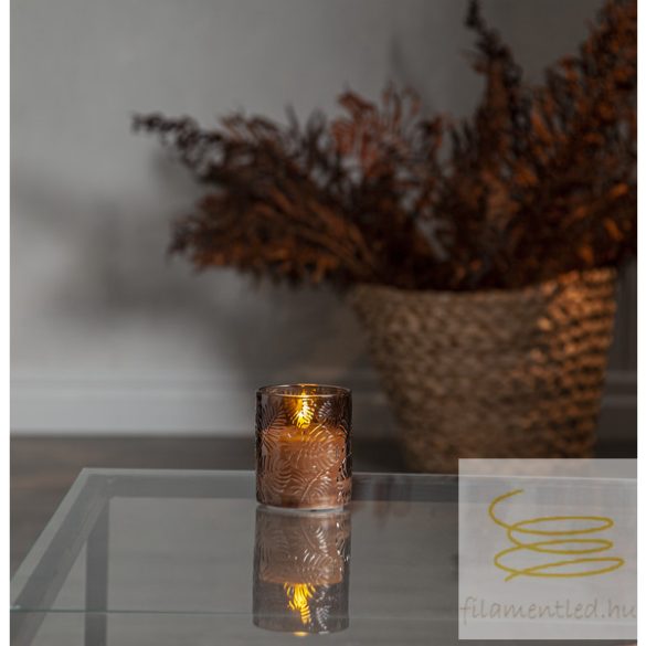 Startrading LED Pillar Candle Flamme Leaf 061-73