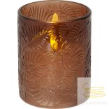 Startrading LED Pillar Candle Flamme Leaf 061-74