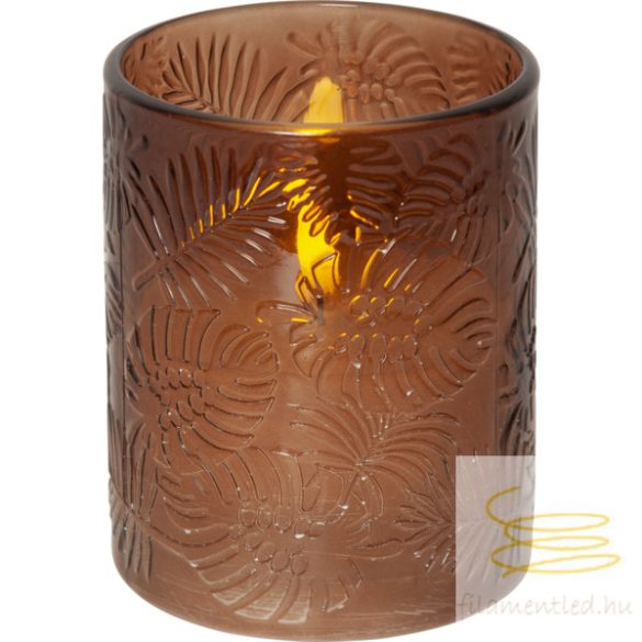 Startrading LED Pillar Candle Flamme Leaf 061-74