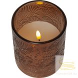Startrading LED Pillar Candle Flamme Leaf 061-74