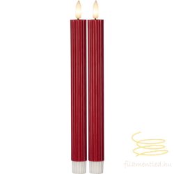 Startrading LED Dinner Candle 2 pack Flamme Stripe 061-75