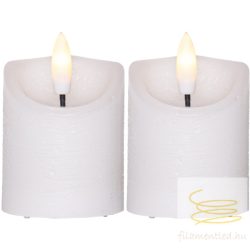 Startrading LED Pillar Candle 2 pack Flamme Rustic 063-36-1