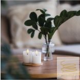 Startrading LED Pillar Candle 2 pack Flamme Rustic 063-36-1