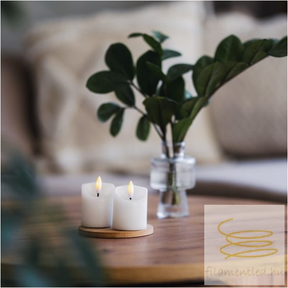 Startrading LED Pillar Candle 2 pack Flamme Rustic 063-36-1