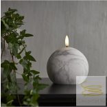 Startrading LED Pillar Candle Flamme Marble 064-13