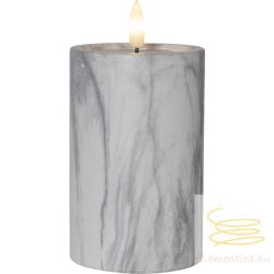 LED Pillar Candle Flamme Marble 064-18