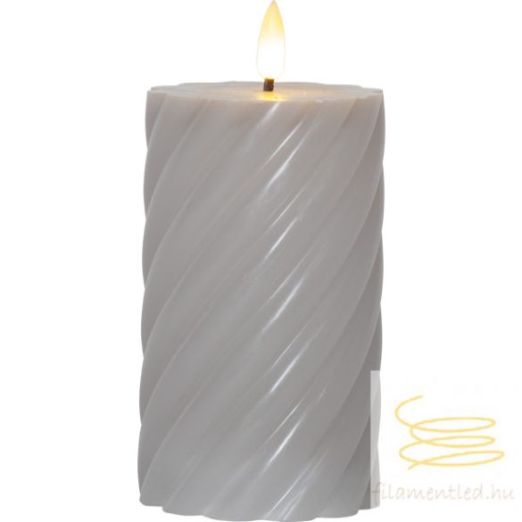 LED Pillar Candle Flamme Swirl 064-26
