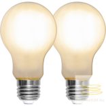 Startrading LED FILAMENT Classic Frosted E27 7W 2700K DOUBLE PACK ST339-04