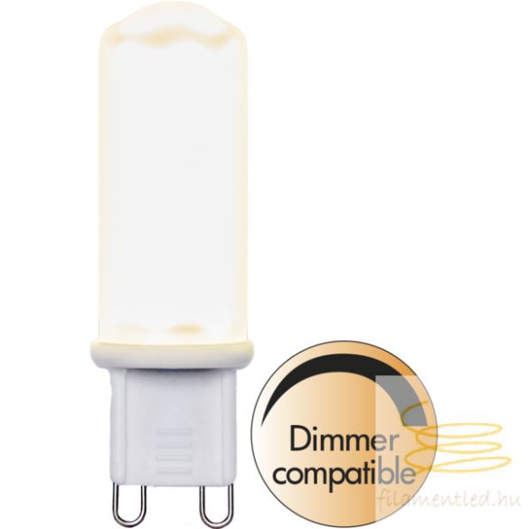 Startrading White Filament Rich Colour LED Dimmerable G9 Opal G9 4W 3000K ST344-86