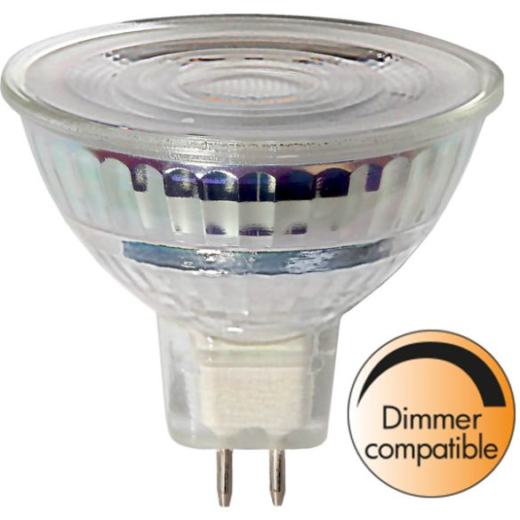 Startrading LED Glass Dimmerable MR16 Lens GU5.3 4,4W 2700K ST346-09-1