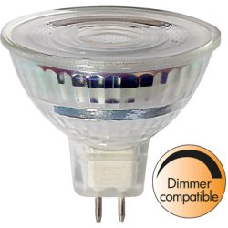   Startrading LED Glass Dimmerable MR16 Lens GU5.3 4,4W 2700K ST346-09-2