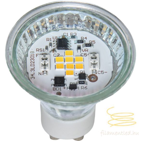 Startrading LED  Dimmerable PAR16 Glass, Ceramic, Halogen optic GU10 4,8W 3000K ST347-30-4