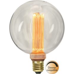   Startrading LED New Generation Filament Dimmerable Soft Glow G125 Clear E27 2,5W 1800K ST349-52-1