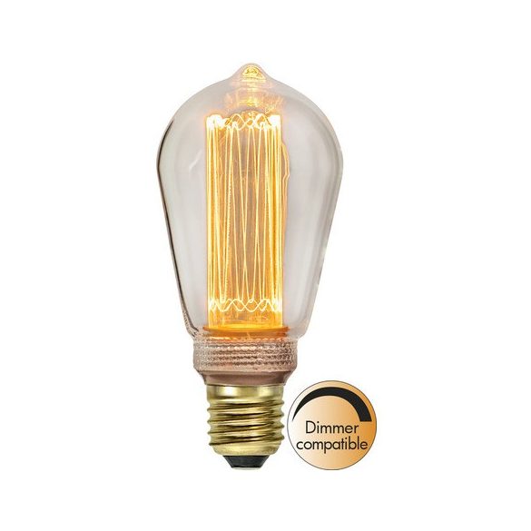 Startrading LED New Generation Filament Dimmerable ST64 Soft Glow Clear E27 2,5W 1800K ST349-71-1
