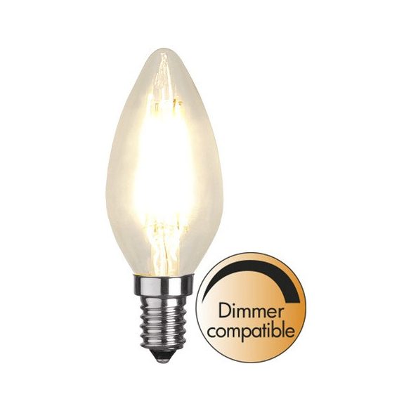 Startrading LED Filament Dimmerable Candle Clear E14 4,2W 2700K ST351-03-1