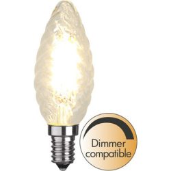   LED Filament Dimmerable Twisted Candle Clear E14 4,2W 2700K ST351-04-1