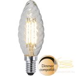 Startrading LED Filament Dimmerable Twisted Candle Clear E14 3W 2700K ST351-06